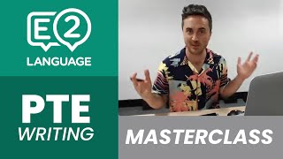 E2 PTE Academic Writing Masterclass with Jay [upl. by Marbut267]