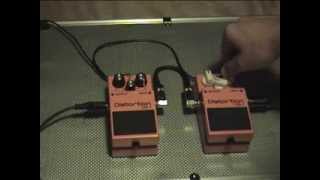 Boss DS1 shootout  Standard Vs Wampler JCM Mod [upl. by Decker72]