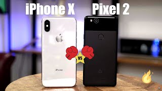 Apple iPhone X vs Google Pixel 2  Overview [upl. by Woody]