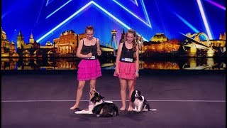 ČESKO SLOVENSKO MÁ TALENT 2018  Timea amp Sofia Triščové [upl. by Belita]