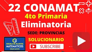 CONAMAT ELIMINATORIA 2019  4TO PRIM  PROVINCIA [upl. by Moshe]