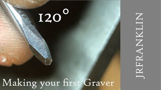 Making your first graver  Hand Engraving Lesson [upl. by Dinnie69]