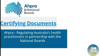 AHPRA Checklist Of Documents For Registration 🇦🇺 [upl. by Anelegna]