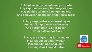 Magkinasadya Kinasadya Lyrics  Hiligaynon Songs [upl. by Llerruj]