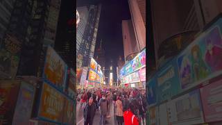 Times Square After Dark The Heartbeat of NYC at Night citypulsenyc newyorkcityvibes [upl. by Harimas]