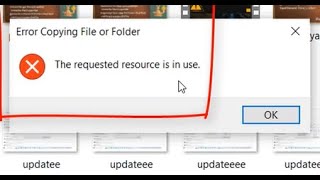 How to fix error copying file or folder The requested resource is in use phone to windows 10 PC [upl. by Norga]