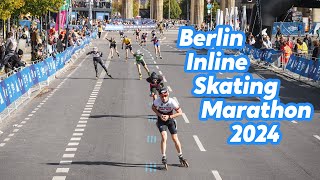 Berlin Inline Skating Marathon 2024  360 video block C from start to 34km [upl. by Lyman664]