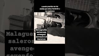 Riff de malagueña salerosa version de avenged sevenfold viralvideo guitar cover guitarra [upl. by Aara]