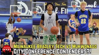 Milwaukee Bradley Tech And Mukwonago Go At It City Conference Contenders [upl. by Oirromed912]