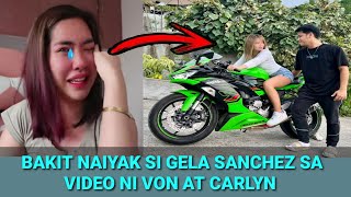 EX NI VON ORDONA MAY MENSAHE SA KANYA PERO BAKIT UMIYAK ITO NG MAKITA VIDEO NI VON AT CARLYN [upl. by Einahc]