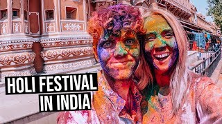 We Celebrated Holi In India  What To Expect [upl. by Aroon602]