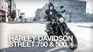 OFFICIAL  HARLEYDAVIDSON STREET 750 amp 500 2014 [upl. by Enutrof]