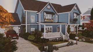 Newcrest  Optimists Outlook 🌼  The Sims 4  Stop Motion Speed Build No CC [upl. by Winnah]