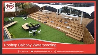 Melbourne Concrete Roof Top Terrace Waterproofing Membrane System  Australian Waterproofing Company [upl. by Islean]