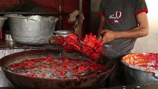 Chicken Lollipop Prepared for 100 People  Indian Street Food [upl. by Eciruam]