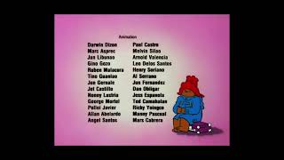 Paddington bear 1989 end credits with Hanna barbera and central logos [upl. by Ennyletak]