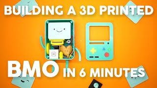 Building a 3D Printed BMO Art Toy figure from Adventure Time [upl. by Asiar]