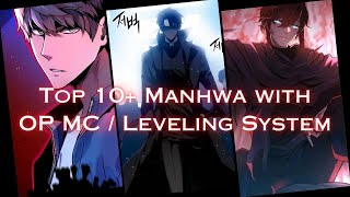 Top 10 Manhwa with Op MC  Leveling System 🔥 [upl. by Vallo]