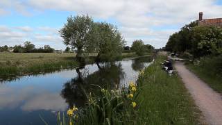 BRIDGWATER AND TAUNTON CANAL BOAT amp ANCHOR INN  FORDGATE BRIDGWATER SOMERSET [upl. by Gaston]