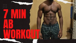 7 Minute Home Ab workout 6 PACK GUARANTEED [upl. by Norret]