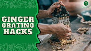 How to Grate Ginger Without a Grater  Easy Hacks [upl. by Jones]