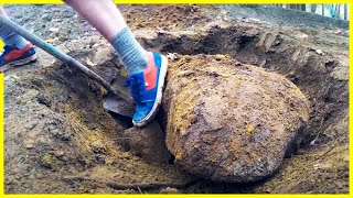 Moving A Rock to Change the Layout Of Our Pump Track [upl. by Rehpotsihc]