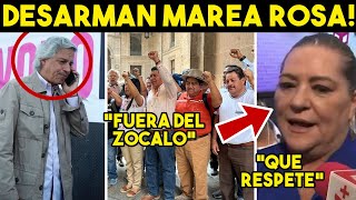 TOMALA TRUENA INE QUITA ROSA A CLAUDIO CNTE LO CORRE DEL ZOCALO TODO LE SALE MAL [upl. by Urian400]