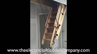 ChilgroveEartham Custom Build Electric Loft Ladder [upl. by Monney573]