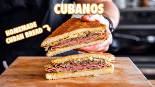 How To Make Cubanos with Homemade Cuban Bread [upl. by Adarbil]