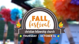 Fall Festival 2024 at Christian Fellowship [upl. by Akibma712]