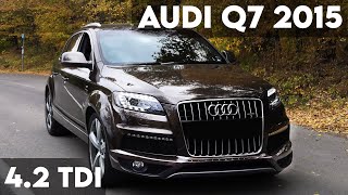 HUGE AUDI Q7 42 TDI 2015 Preview a amp test drive [upl. by Jasmina]