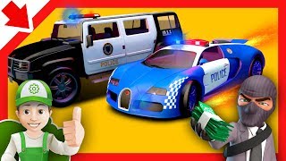 Police car race for kids Police cooper Police Car Cartoon Police Car for children Policeman car [upl. by Ashti763]