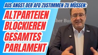 Aus Angst der AfD zustimmen zu müssen ALTPARTEIEN BLOCKIEREN PARLAMENT [upl. by Chastain221]