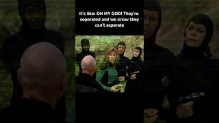 Picard and Beverly being Seperated by a Force Field was Completely Pointless startrekreview [upl. by Ardnnek]