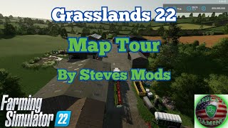 FS22Grasslands 22 New Mod Map First Look Stevesmods [upl. by Sumedocin]