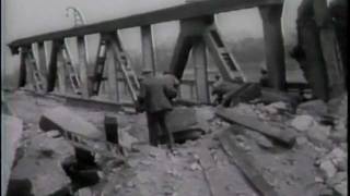 Rhine Barrier Smashed 1945 [upl. by Ahsal]