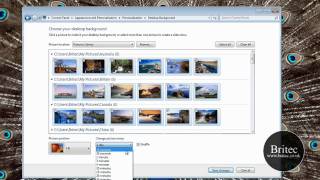 Automatically Change and Rotate Desktop Background Wallpaper in Windows 7 [upl. by Bach]