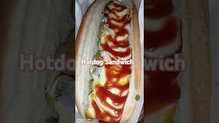 Hotdog Sandwich subscribe food highlights shortvideo [upl. by Drusi]