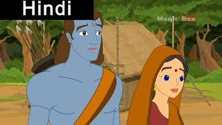 Rama In Chitrakoot  Ramayanam In Hindi  AnimationCartoon Stories [upl. by Ayokahs]