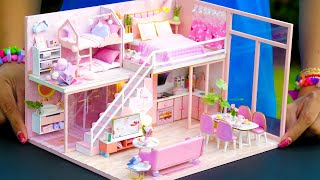 5 DIY Miniature Dollhouse Rooms for Girl [upl. by Pratt]