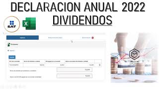 DECLARACIÓN ANUAL DIVIDENDOS 2022 [upl. by Aube553]