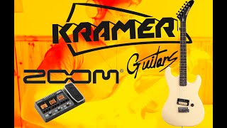 Kramer Baretta Special  Zoom G3X test [upl. by Walcoff]