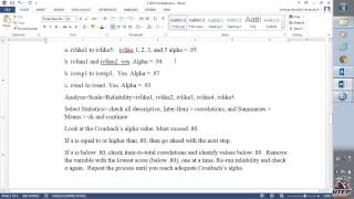 Reliabilities and summated scales [upl. by Annoyik64]
