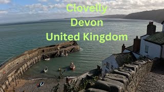 Clovelly Historic coastal harbour village in Devon [upl. by Zelten]