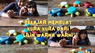 BELAJAR MEMBUAT KURA KURA DARI LILIN WARNA WARNI [upl. by Rennoc]