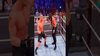 ROMAN REIGNS VS BROCK LESNAR  WWE LEDDER MATCH [upl. by Enialed]