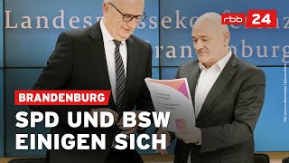 Was steht im Koalitionsvertrag zwischen SPD und BSW [upl. by Daberath]