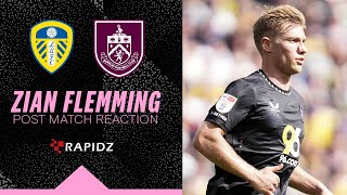 Zian Flemming On Making Clarets Debut  REACTION  Leeds United 01 Burnley [upl. by Yup]