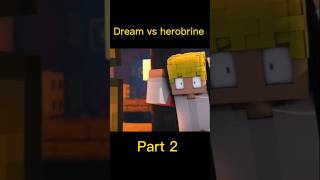 Dream vs herobrine part2 viral [upl. by Cirted]