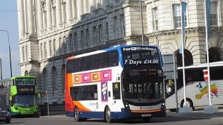 Buses amp Trains in Liverpool amp Merseyside March 2017 [upl. by Aeriela]